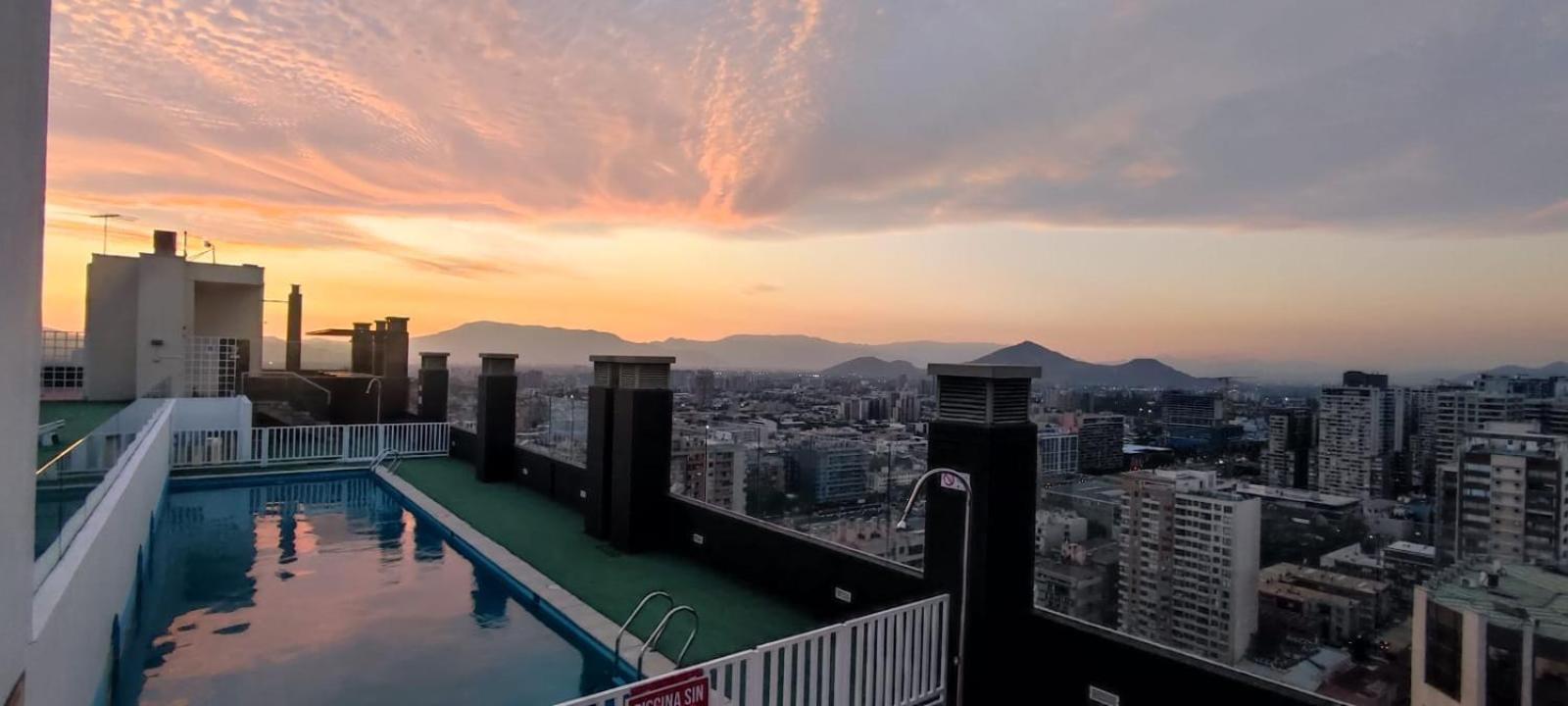 Gran 1 1 Bano - Terraza Con Vista Santiago